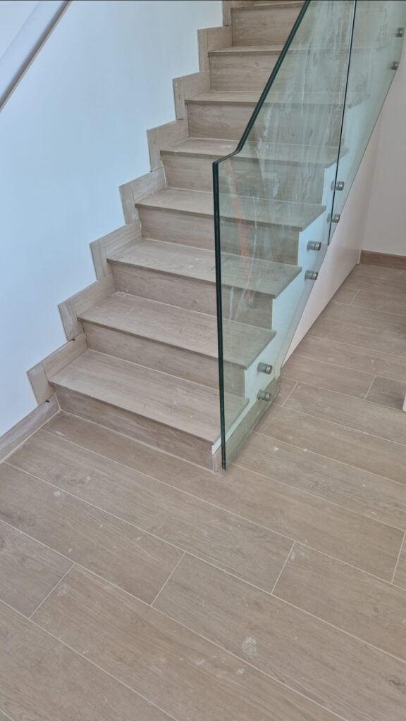 Previously Cleaned Floors and Stairs